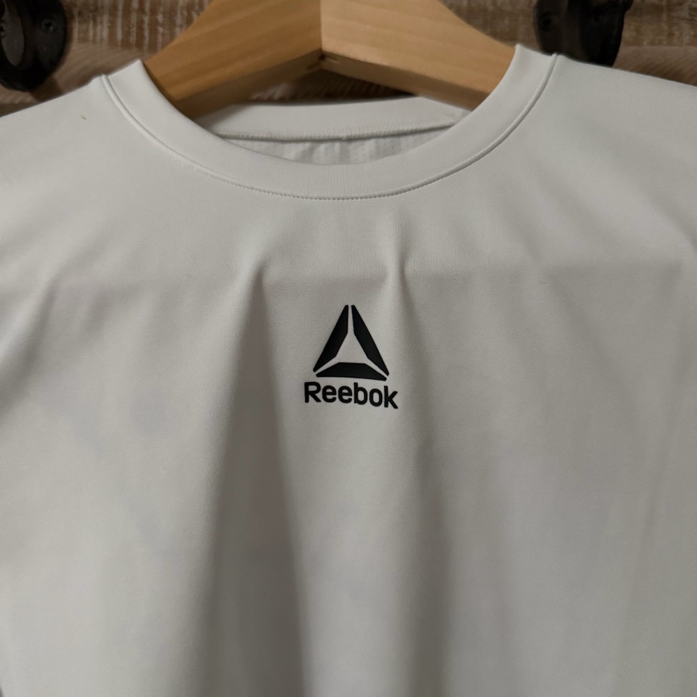 NWT Reebok UFC White Performance compression Shirt Rashguard - Picture 8 of 11